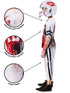 Kids zombie American footballer costume with printed jersey and gruesome details