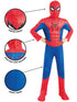 Kids Spider-Man Brand New Day deluxe padded costume with snood mask, official Marvel