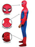 Adult Spider-Man Brand New Day deluxe muscle-padded jumpsuit costume with mask