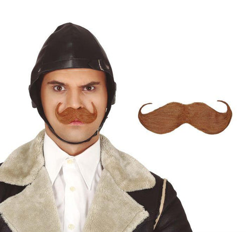 Brown English Moustache