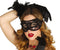 Ladies Baroque Black Mask