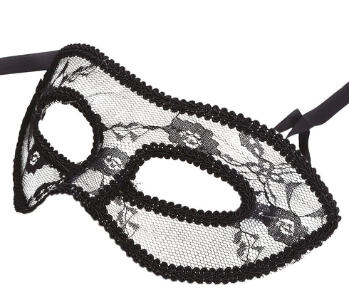 Ladies Baroque Black Mask