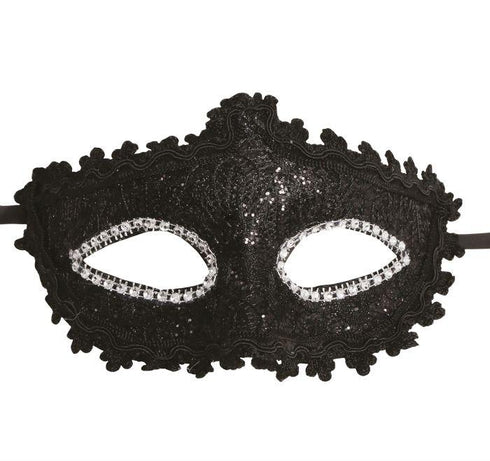 Decorated Black Mask