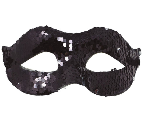Black Sequin Mask