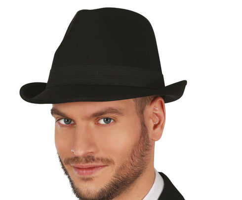 Gangster Hat - Black