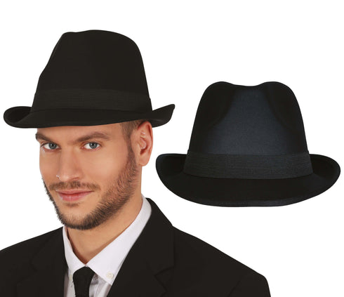 Gangster Hat - Black