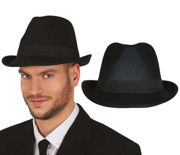Gangster Hat - Black
