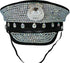 Police Cap With Diamonds - Adults
