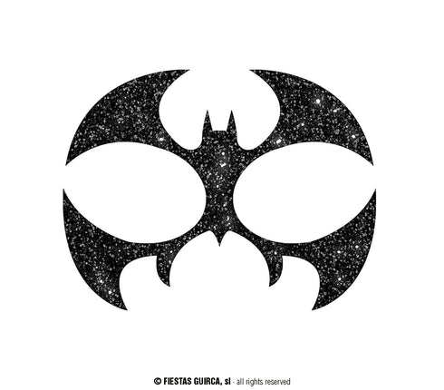 Bat Glitter Face Mask 20×20 cm