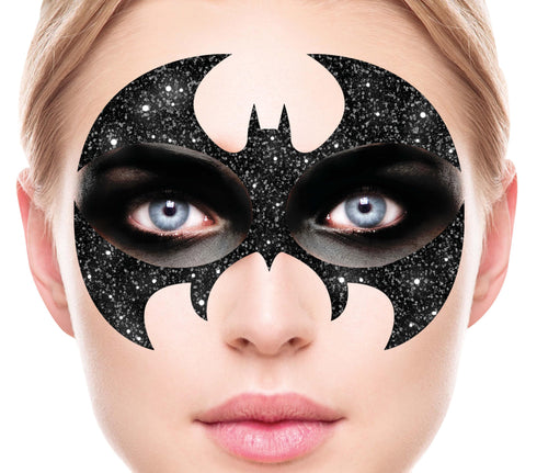 Bat Glitter Face Mask 20×20 cm
