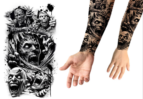 Zombie Tattoos 14X30cm