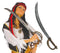 Pirate Sword 64 cm