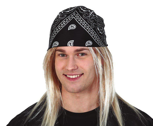 Cowboy Black Headscarf