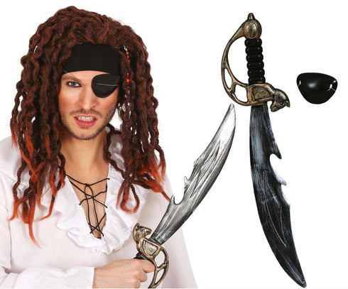 Pirate Sword 50cm with Eye Patch