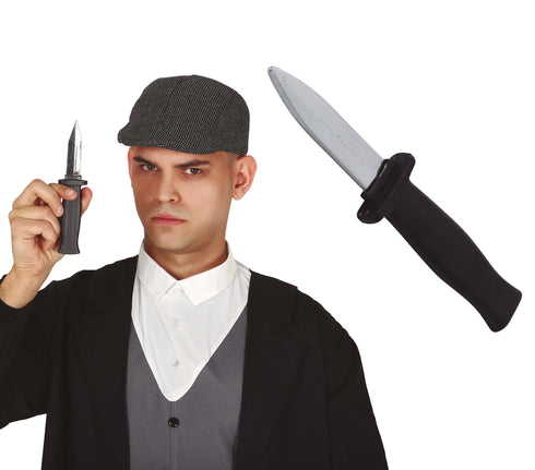 1920s Gangster & Master of Magic Wizard Retractable Knife 19 CM Black