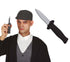 1920s Gangster & Master of Magic Wizard Retractable Knife 19 CM Black