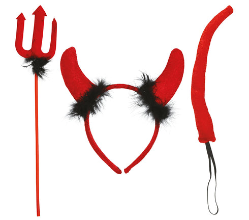 3pc Devil Costume Set