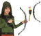 Toy bow 56cm with two arrows for Robin Hood and archer fancy dress costumes