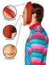 Official Chucky half mask with scarred face from Child's Play