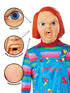 Official Chucky half mask with scarred face from Child's Play