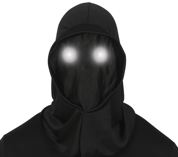 Hood With LEDs In The Eyes Mask