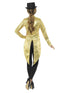Sequin Tailcoat Jacket, Ladies, Gold