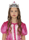 Silver Tiara With Gemstone - Kids