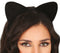 Black cat ears headband for adults, Halloween cat and animal fancy dress