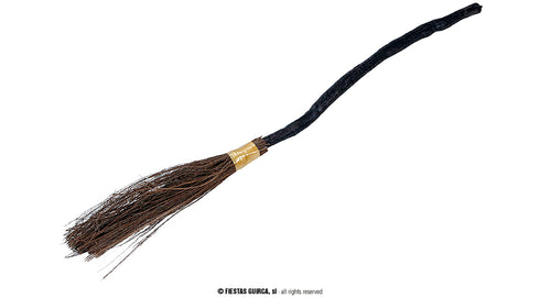 Witch broomstick 90cm prop for witch, wizard and Halloween costumes