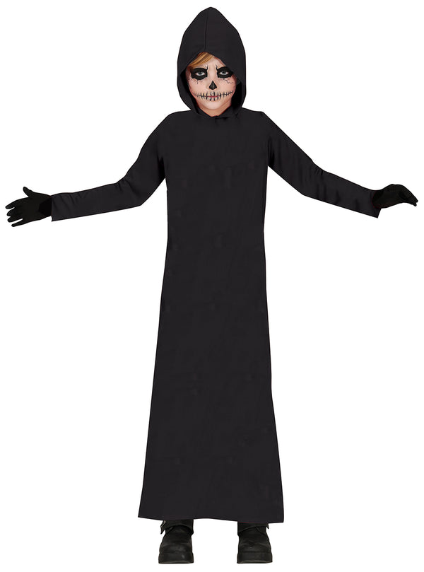 black tunic with hood children costume