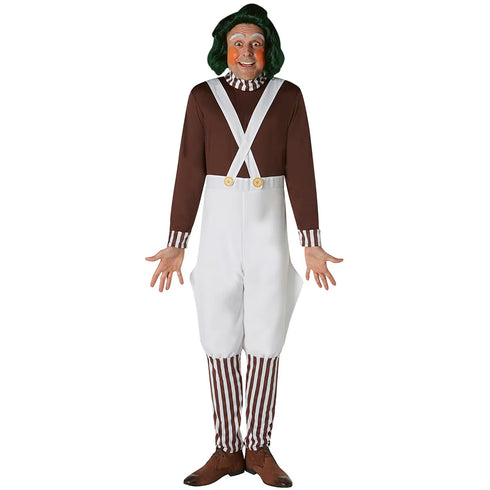 Adults Deluxe Oompa Loompa Roald Dahl Costume