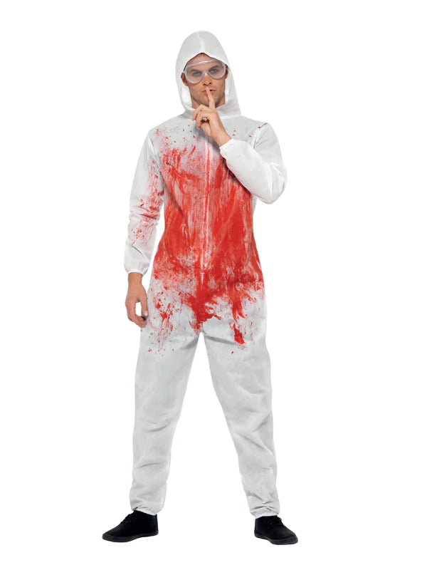 Bloody Forensic Overall Adult Men's Costume