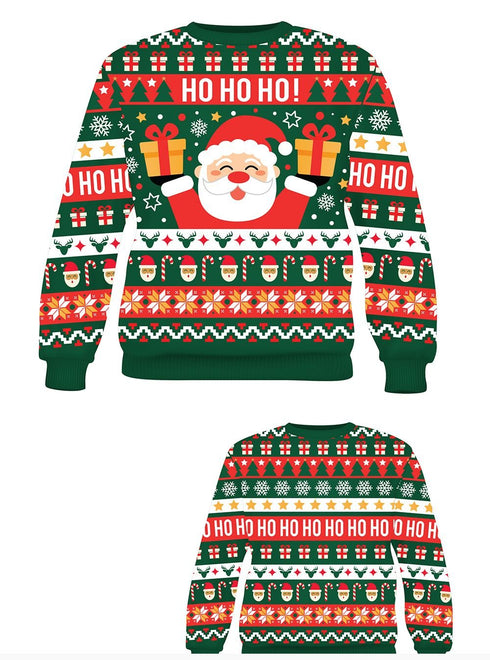 "Ho Ho Ho" Christmas Men's Sweater