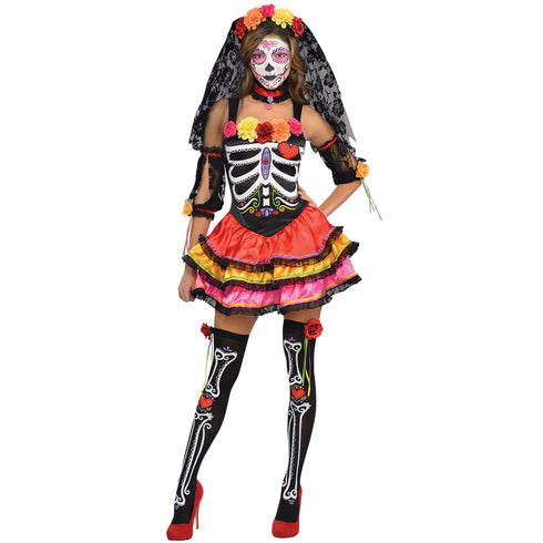 Day Of The Dead Señorita Skeleton Costume