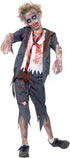 Zombie School Boy Child Costume