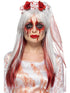 Smiffys Blood Drip Bride make-up kit with aqua face paints, blood tube and glitter