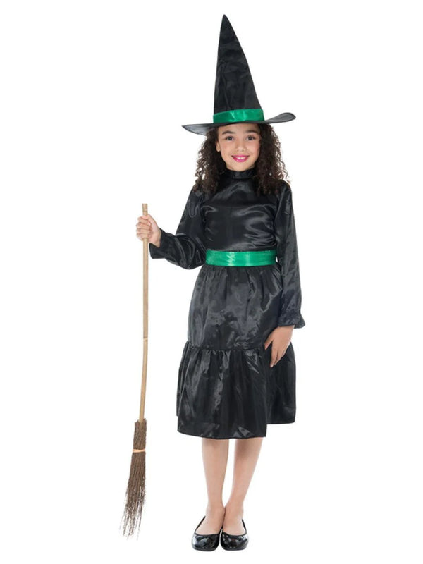 Wicked Witch Costume, Black & Green