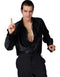 Black Disco Ruffle Shirts