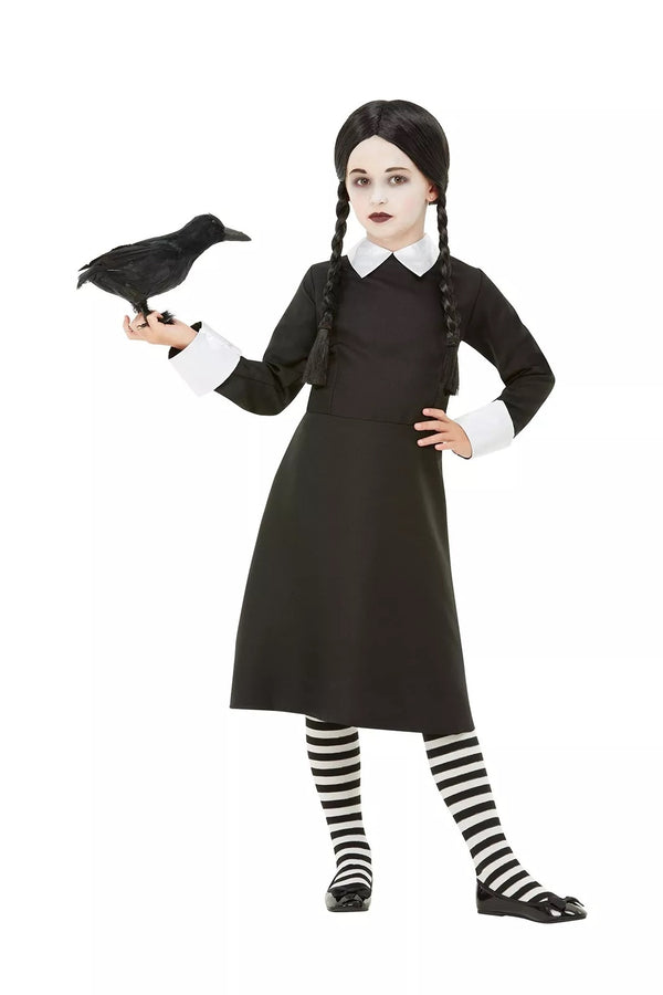 Gothic School Girl Costume, Black