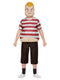 Addams Family Pugsley Costume, Burgundy