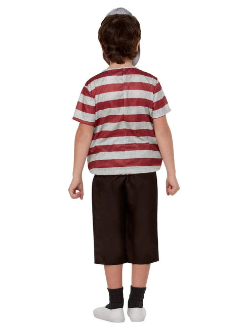 Addams Family Pugsley Costume, Burgundy