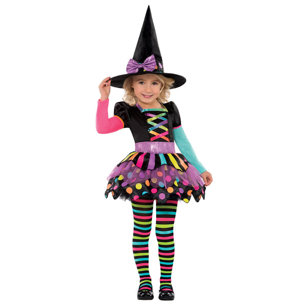 Miss Matched Neon Witch Costume