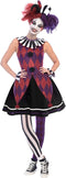 Harlequin Heartbreaker Halloween Clown Costume