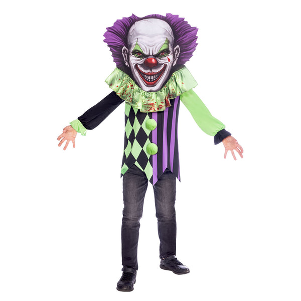 Scary Clown Big Head Costume