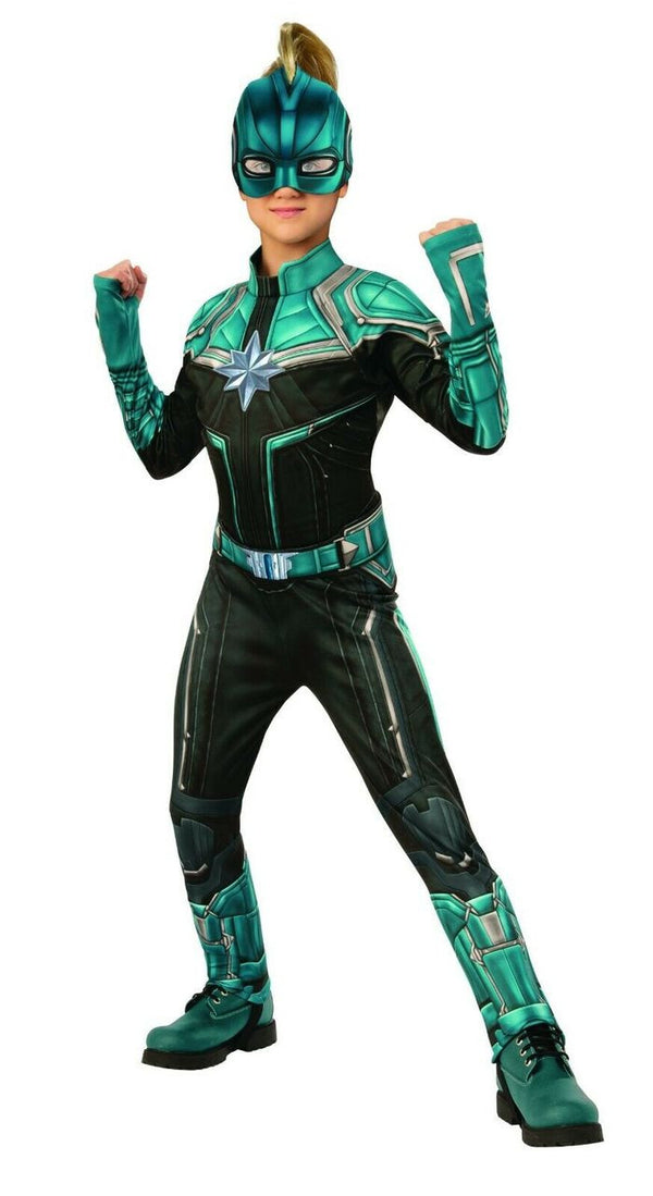 Girls Captain Marvel Deluxe Kree Suit Costume