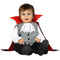 Baby vampire count costume with cape, waistcoat, shirt and trousers for Halloween