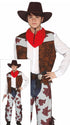 Cowboy Cow-Print Chaps Boys Costume