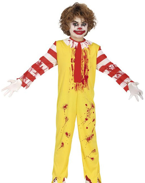 Burger Clown Child Costume