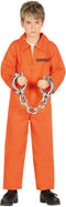 Inmate Child Orange Costume