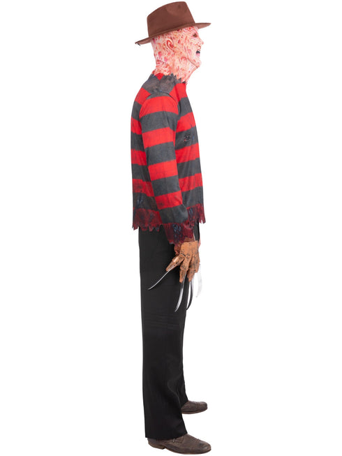Adult A Nightmare On Elm Street Freddy Krueger kit with striped top and hat